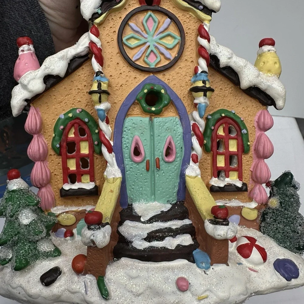 Holiday TIME 2006‎ Rare Lighted Christmas SWEET DREAMS COLLECTION Church W/box